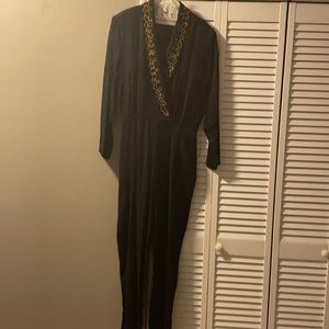 Long romper with pockets